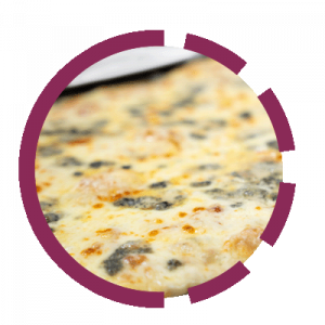 Pizza vier Käsesorten