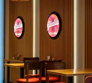 Gastraum von Giulia Pizza